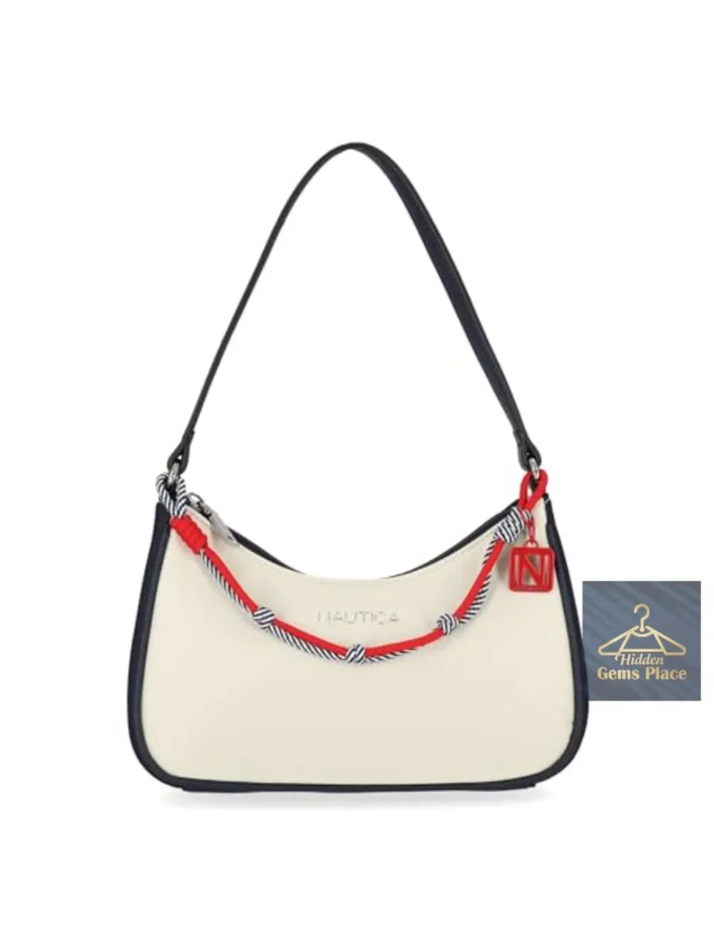 Vegan Leather Hobo Shoulder Bag with Zipper Closure, Large Handbag